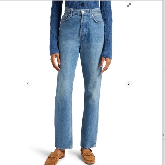 $298 VERONICA BEARD Wanderer Daniela High-Rise Straight Leg Jeans NWOT/sz 27 - Picture 1 of 16